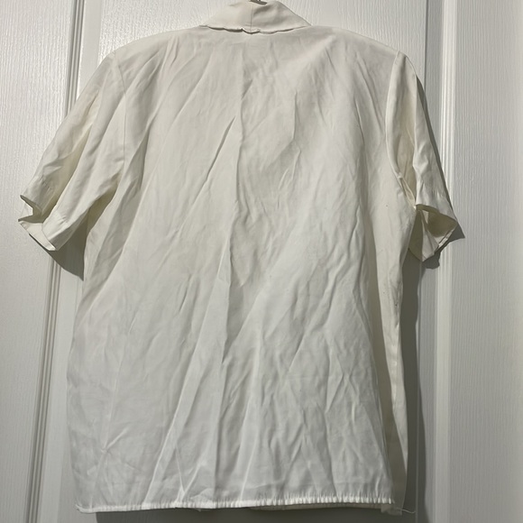 Vintage Jantzen White Button-Up Blouse - Picture 5 of 5